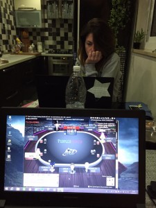 ...poi ci ha regalato questa immagine di una Pamela concentratissima!