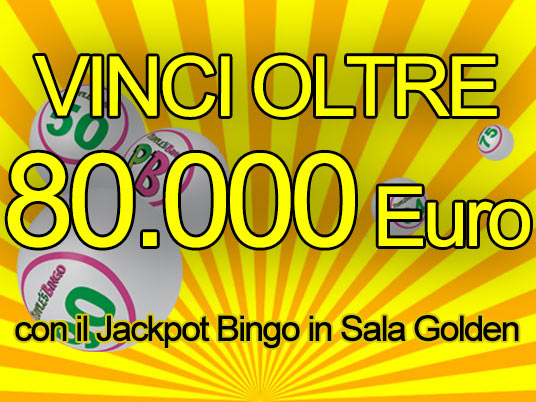 Oltre 80mila Euro di Jackpot nella Sala Golden di People’s Bingo!
