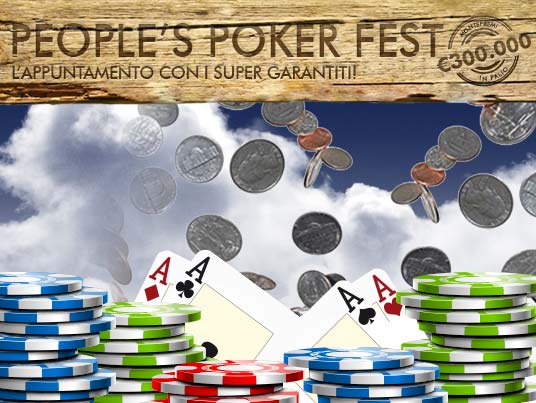People's Poker Fest 3: gadgets e 300mila euro in palio