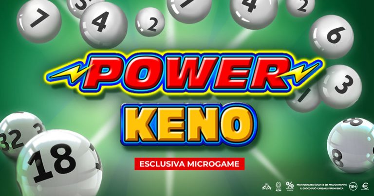 Casinò, in esclusiva per il network Microgame arriva Power Keno