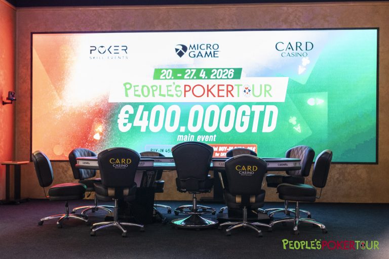 People’s Poker Tour Samorin 2026: 14 qualificati dal doppio flight del venerdì in attesa di un super 25 aprile
